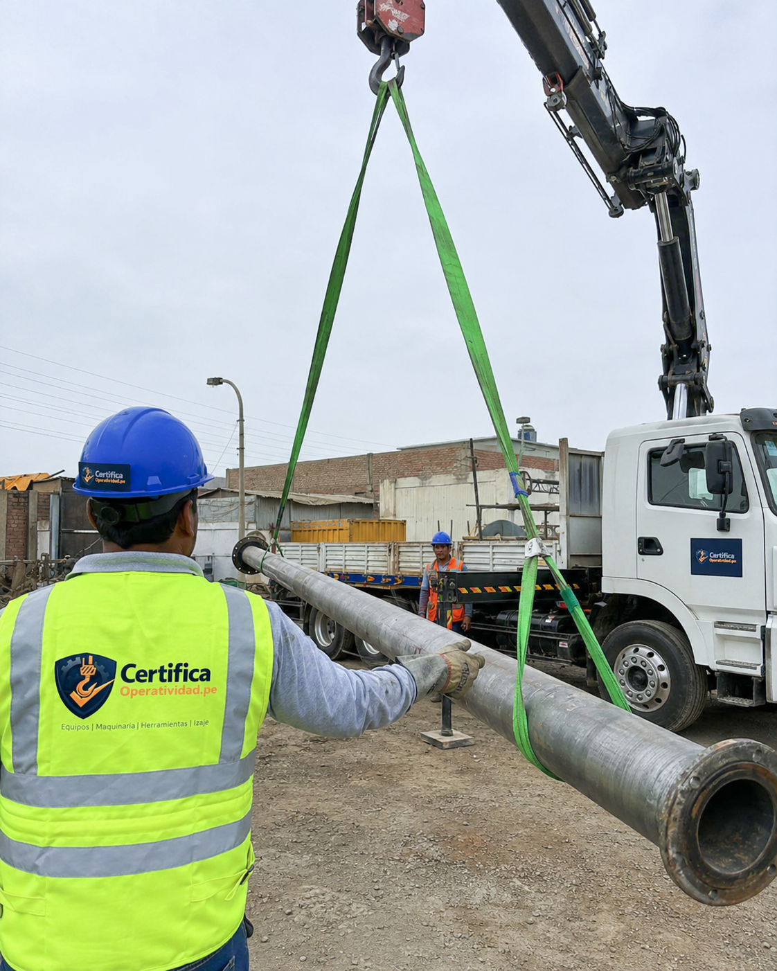 Inspección técnica para certificado de operatividad de equipos industriales, equipos de izaje y elementos de izaje